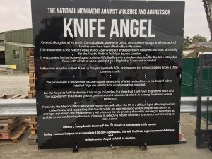 Plaque of the Knife Angel