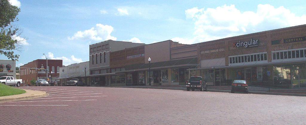 Downtown Gilmer, Texas. It's a bit small, but we were able to have a successful business thanks to our associates as well as our outside specialists.