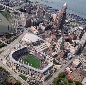 Aerial photo of Downtown Cleveland. This is where I learned how to avoid another of the big leadership mistakes.