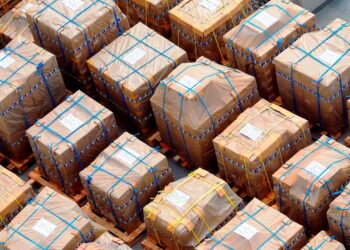 A photo of medical cargo to represent the 12 pallets of light bulb parts I shipped to a customer.