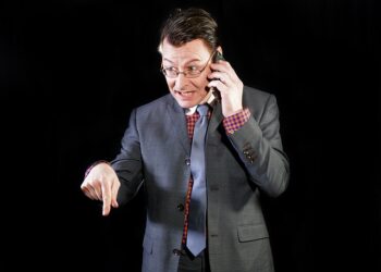 An angry businessman. This is a story about the angriest a customer has ever been at me.