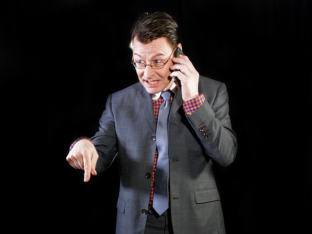 An angry businessman. This is a story about the angriest a customer has ever been at me.