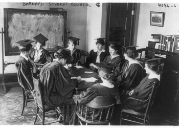 Photo of students at Barnard college. Not sure how it ties into work-life balance, but it does!