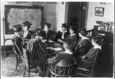 Photo of students at Barnard college. Not sure how it ties into work-life balance, but it does!
