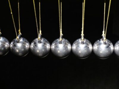 Metal momentum beads. Leaders need to make their own momentum because no one will give it to them.